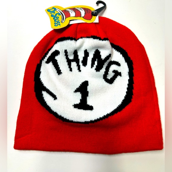 Dr. Seuss - The Cat in the Hat - Thing One and Thing Two - Double Sided Hat 📖 - Picture 1 of 7